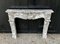 Louis XV Style Gray Marble Ardennes Fireplace 2