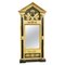 Biedermeier Mirror in Birch, Blackened Wood and Golden Stucco, 1920s, Image 1