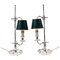Silver Plated Lamps, Set of 2 1
