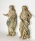 Wood Angels Sculptures, France, 18th Century, Set of 2 2