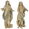 Esculturas Wood Angels, Francia, siglo XVIII. Juego de 2, Imagen 1