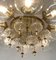 Czech Chandelier with 8 Glass Spheres 4