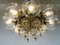 Czech Chandelier with 8 Glass Spheres 5