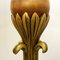 Gilded Wood Floor Lamp by Alfred Chambon, 1930s 2