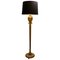 Gilded Wood Floor Lamp by Alfred Chambon, 1930s, Image 1