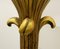 Vergoldete Holz Stehlampe von Alfred Chambon, 1930er 5