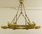 Neo Classical Bronze Crown Chandelier 7