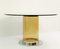 Italian Dining Table in the Style of Salocchi with Smoked Round Glass Top 3