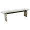 Marble Steel and Glass Top Dining Table by Lazzotti for Up&up 1