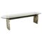 Marble Steel and Glass Top Dining Table by Lazzotti for Up&up, Image 1