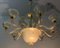 Lámpara de araña de cristal de Murano, años 40, Imagen 2