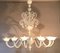 Venetian Opaline Glass Chandelier, Italy, 1960s, Image 2