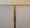 Lámpara de pie trípode de bambú sintético de latón, Imagen 3