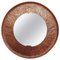 Hammered Round Copper Mirror, Image 1