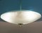 Saucer Shaped Chandelier in the Style Fontana Arte, Italy, 1960s 3