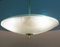 Saucer Shaped Chandelier in the Style Fontana Arte, Italy, 1960s, Image 3