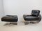 Model Alta Chair and Ottoman by Oscar Niemeyer, 1970s, Set of 2 3