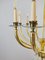 12-Arm Brass and Glass Chandelier by Gio Ponti 3