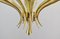 12-Arm Brass and Glass Chandelier by Gio Ponti 4