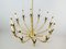 12-Arm Brass and Glass Chandelier by Gio Ponti, Image 9