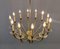 12-Arm Brass and Glass Chandelier by Gio Ponti 7