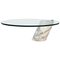 Model K1000 White Marble and Glass Coffee Table by Team Form for Ronald Schmitt 1
