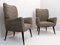 Armchairs with Black Lacquered Wood Legs, Italy, 1950s, Set of 2 6