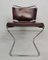 Italian Leather and Tubular Chairs, Set of 4, Image 5