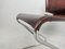 Italian Leather and Tubular Chairs, Set of 4 10