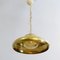 Italian Brass Fior Di Loto Pendant Lamp by Tobia & Afra Scarpa for Flos, 1960s 5