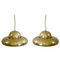 Italian Brass Fior Di Loto Pendant Lamp by Tobia & Afra Scarpa for Flos, 1960s 1