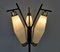 Lampadaire en Verre Opalin et Laiton, Italie, 1950s 7