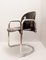 Dialogo Chromed Dining Chairs by Tobia Scarpa for B&B Italia, 1970s, Set of 4 6