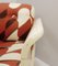 Armlehnstühle aus Cremefarben lackiertem Holz von Silvano Passi, 2er Set 6