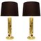 Italian Lamps in Brass and Glass, Set of 2, Image 1