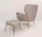 Italian Armchairs with Ottomans, Set of 4, Image 7