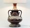 Fat Lava Brown Ceramic Table Lamp 2