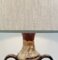 Fat Lava Brown Ceramic Table Lamp 7