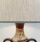 Fat Lava Brown Ceramic Table Lamp, Image 7