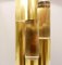 Brass and Glass Tubes Table Lamps, Italy, Set of 2 3