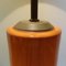 Lámpara de mesa grande de cerámica naranja, Imagen 6