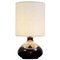 Fat Lava Brown Ceramic Table Lamp, Image 1