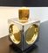 Lampada cubica in argento e oro di Ceramiche Zaccagnini, Italia, anni '60, Immagine 4