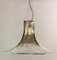 Lámpara colgante de cristal de Murano de Carlo Nason para AV Mazzega, años 60, Imagen 3
