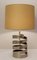 Lampade da tavolo con base elicoidale in acciaio spazzolato di Jacques Charpentier, set di 2, Immagine 7