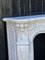 White Carrara Marble Fireplace in Louis XV Style, Image 6