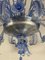 Venezianischer Kronleuchter aus blauem Muranoglas von Venini, 1940er 3