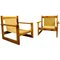 Safari Pine Armchairs, Set of 2 1