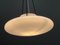 Opaline Glass Pendant Lamp with Adjustable Leather Cords, Italy 5