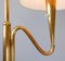 Brass and Glass Floor Lamp, Italy 3